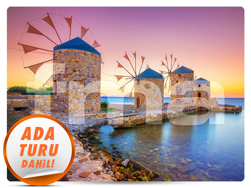 Çeşme Çıkışlı Günübirlik KUZEY SAKIZ ADASI TURU