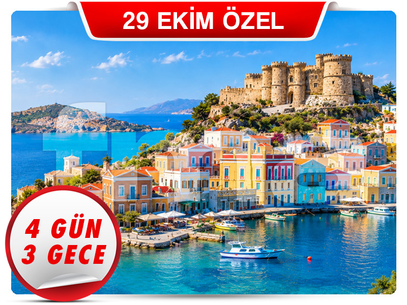 ''Symi Adası Farkı ile'' 4 Gün - 3 Gece " Özel!"