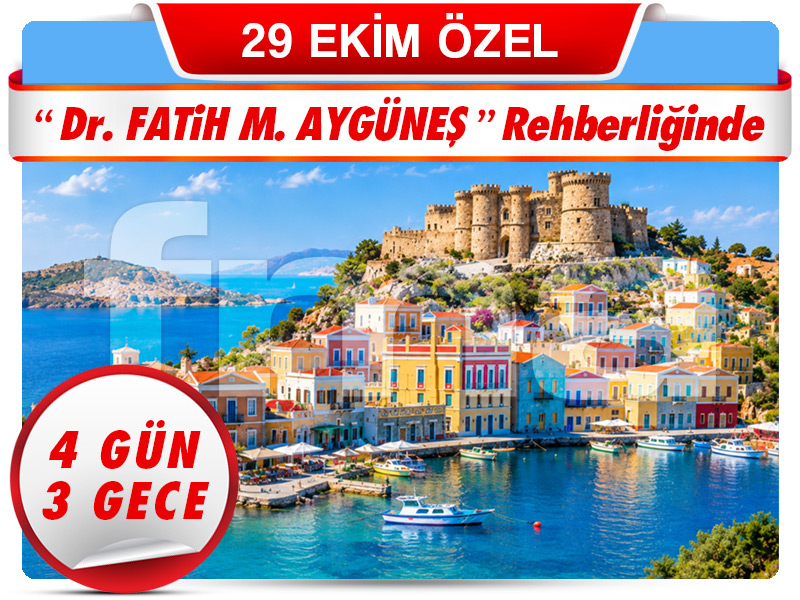 RODOS ADASI TURU ''Symi Adası Farkı ile'' 4 Gün - 3 Gece " Özel!"
